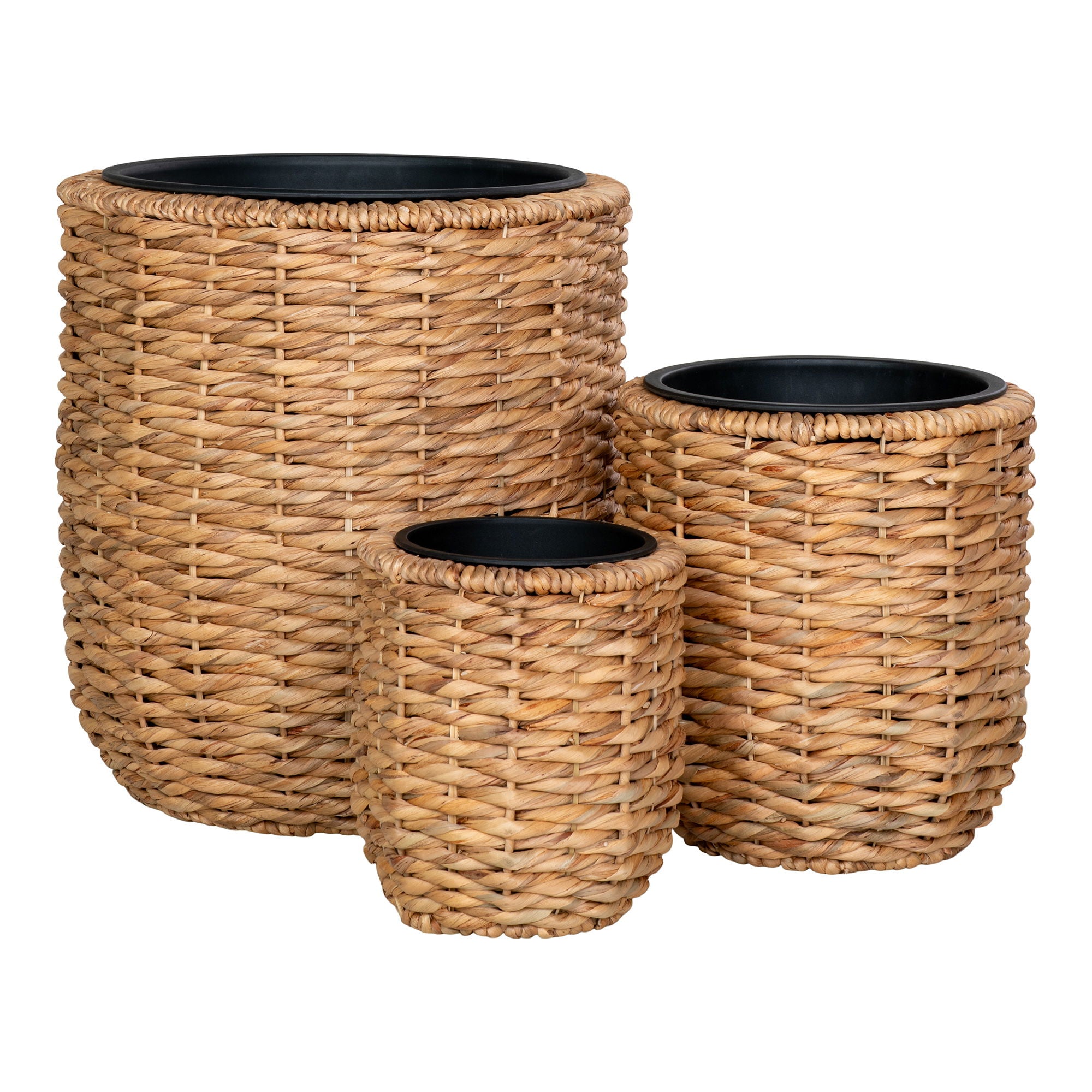 Hanoi Flowerpot - Flowerpot, water hyacinth, nature set of 3