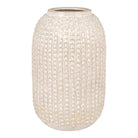 Vase - Vase, ceramic, beige, ø16x25,5 cm