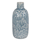 Vase - Vase, ceramic, blue, ø12x26 cm