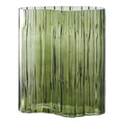Vase - Vase, glass, smoked green 21x12x26,5 cm