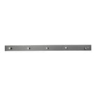 Padova Coat Rack - Coat rack, wood/metal, 5 hooks, black 70x5 cm