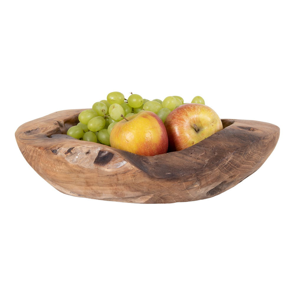 Rio Bowl - Bowl, teak, nature ø30x10 cm
