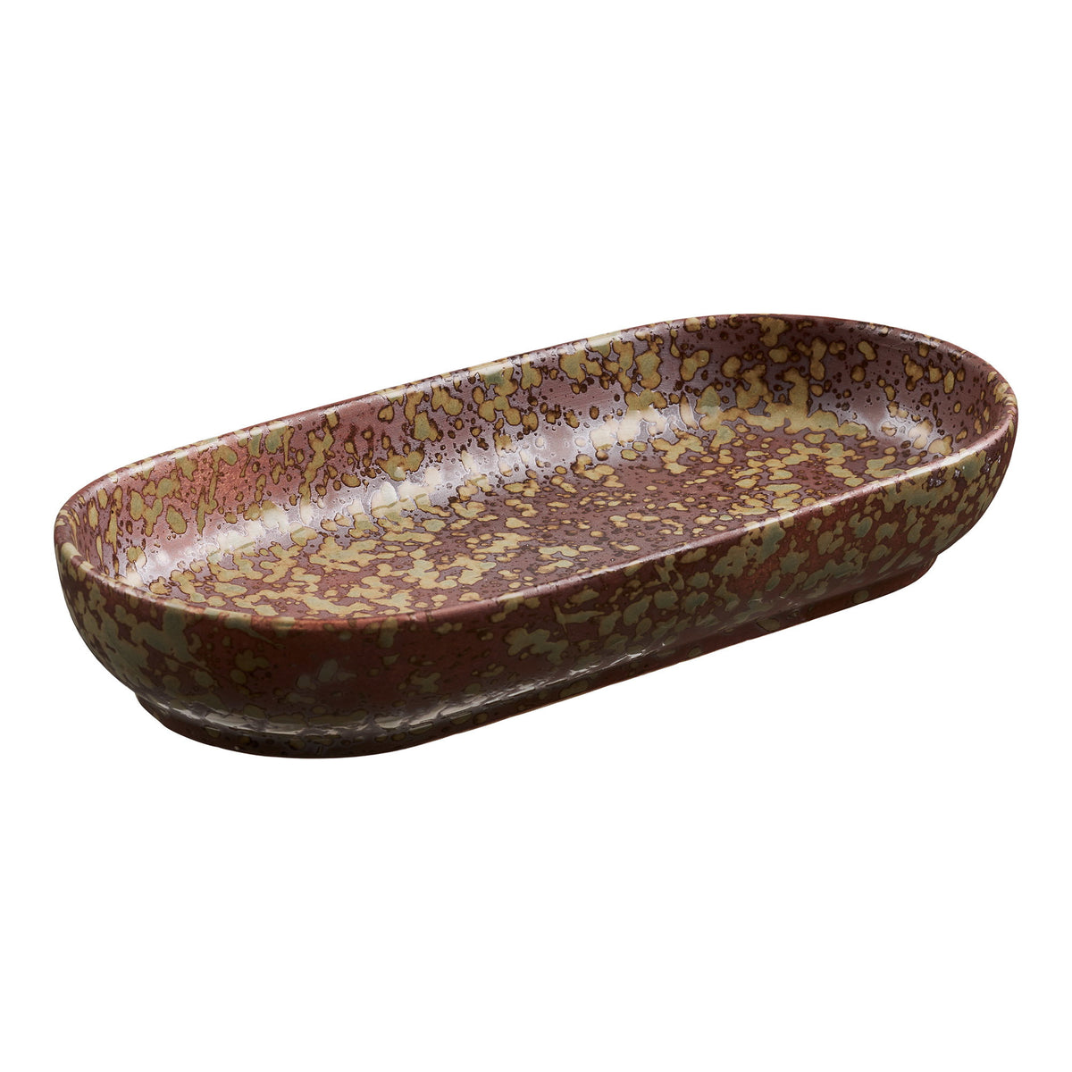 Tray - Dark Brown / Dark Forest Green