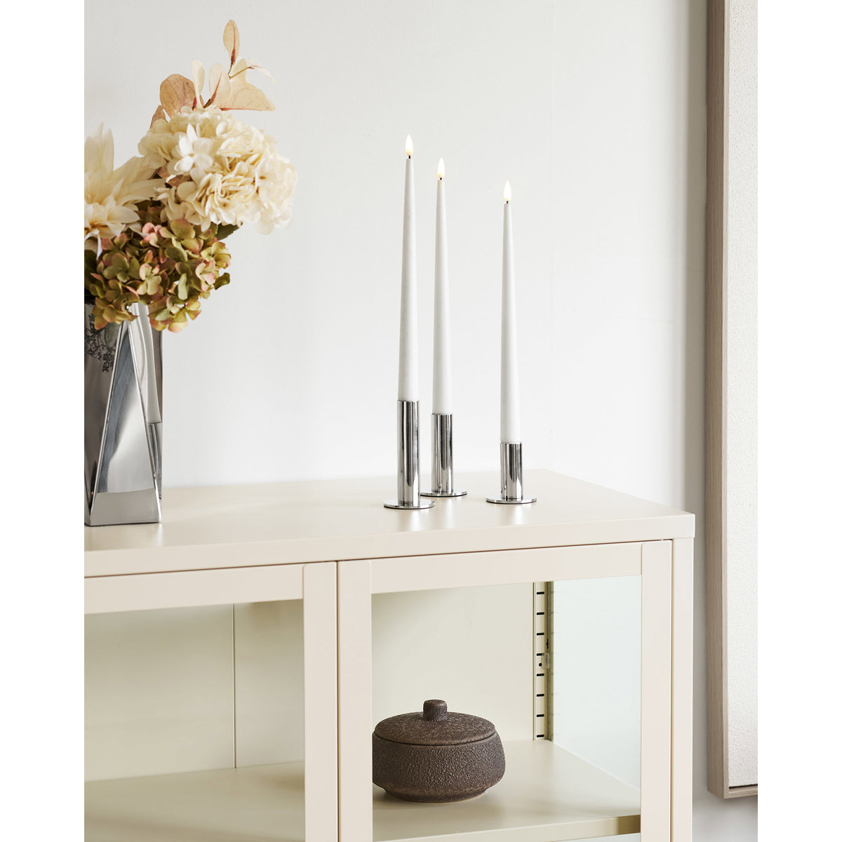 Candle Holders - Silver