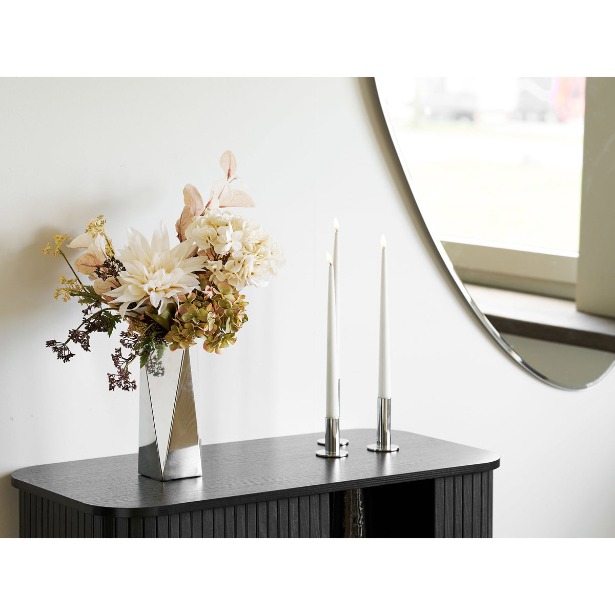Candle Holders - Silver