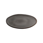 Selma Lunch Plate - Lunch Plate, ceramic, grey/brown ø21 cm, set of 4 