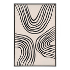 Lipari Canvas Print - Canvas print, canvas, black/beige, No.2 60x90 cm