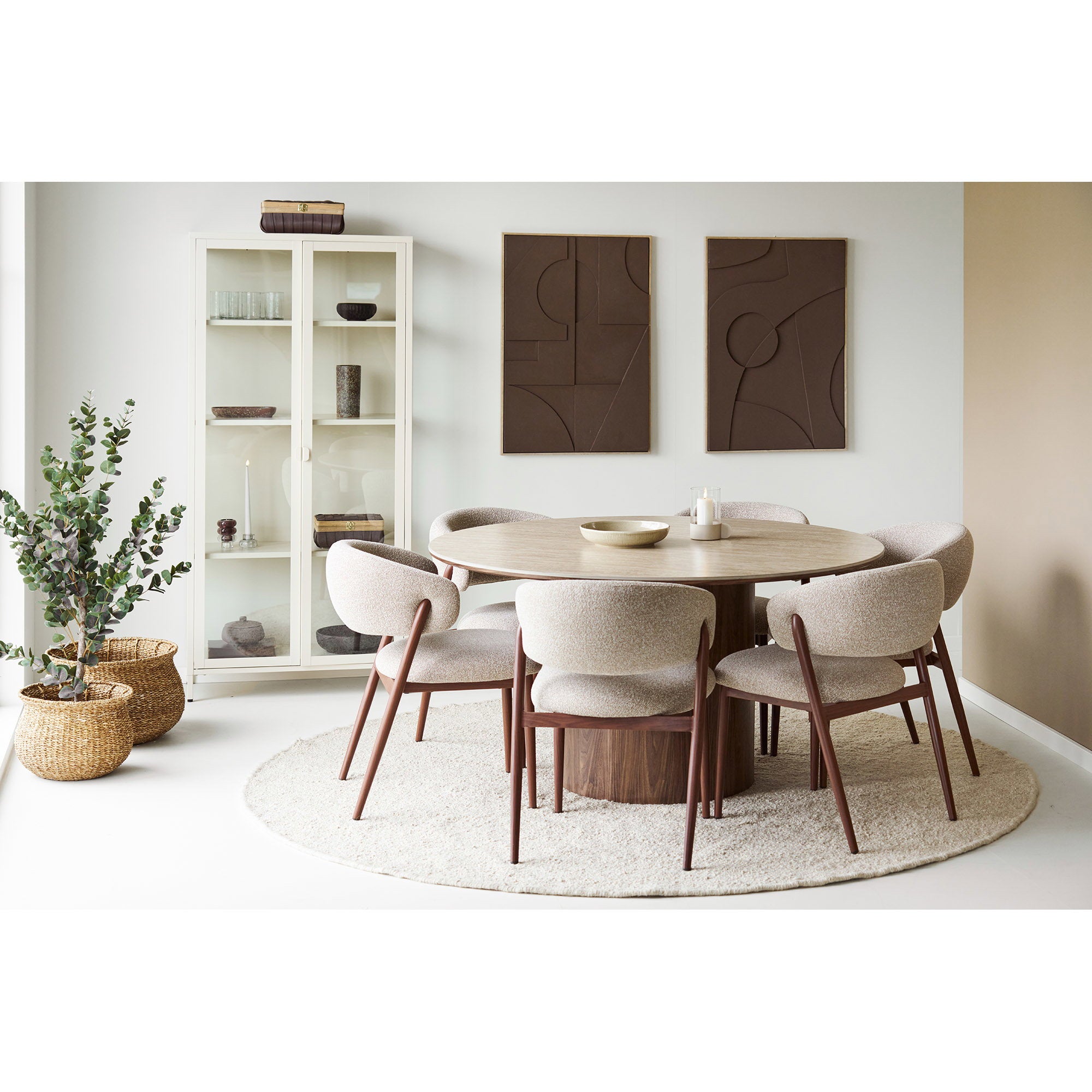 Isabella Relief Wall Decoration - Brown