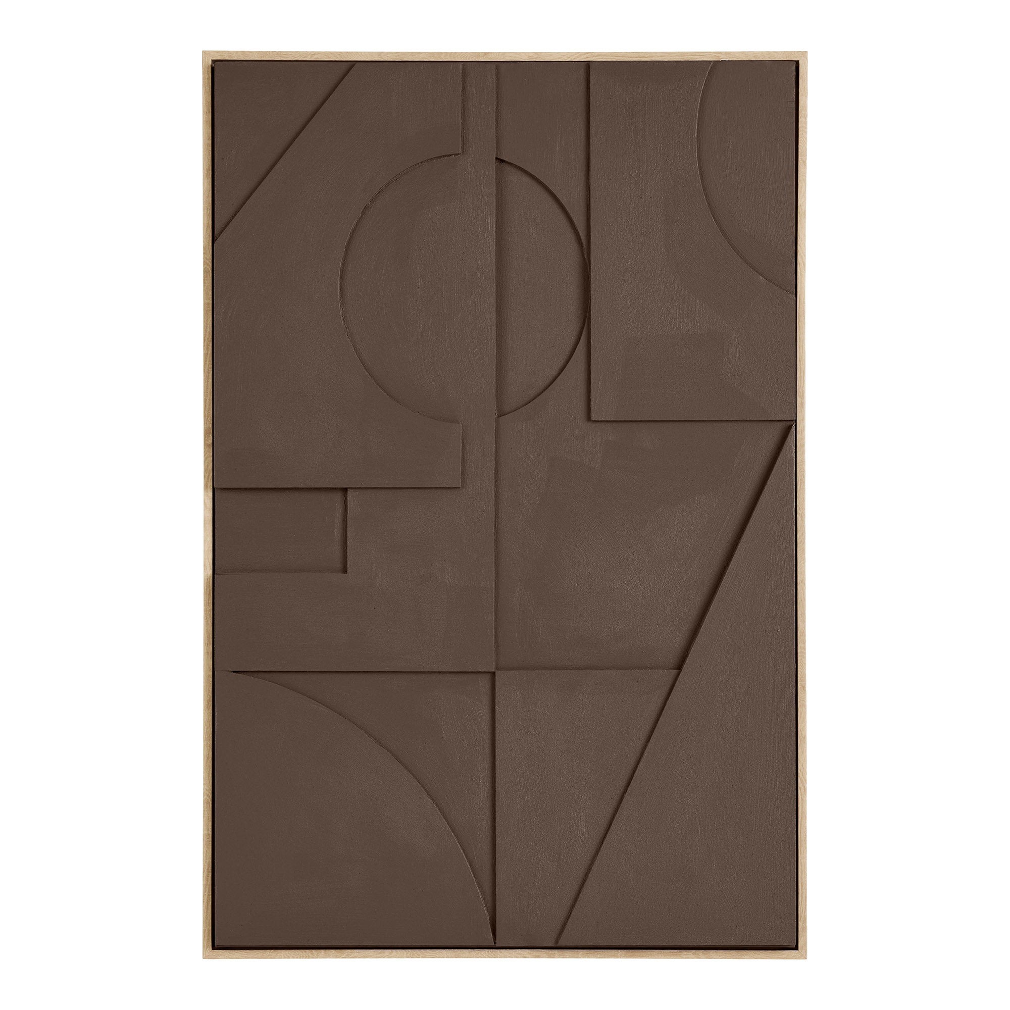Isabella Relief Wall Decoration - Brown