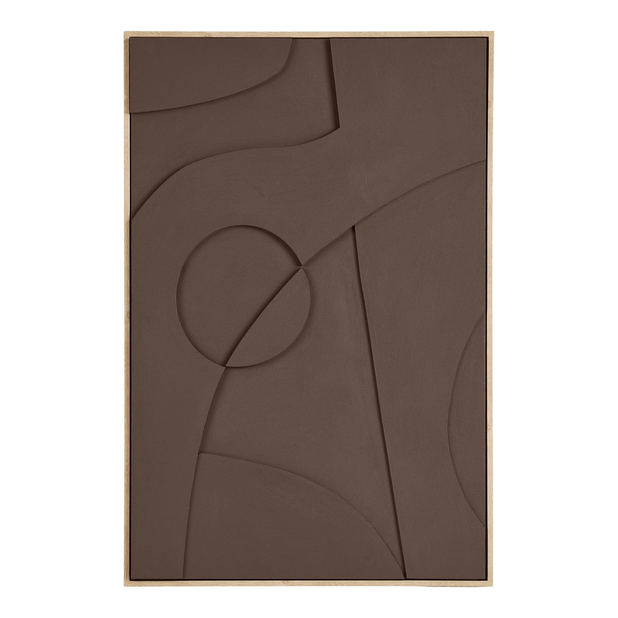Isabella Relief Wall Decoration - Brown
