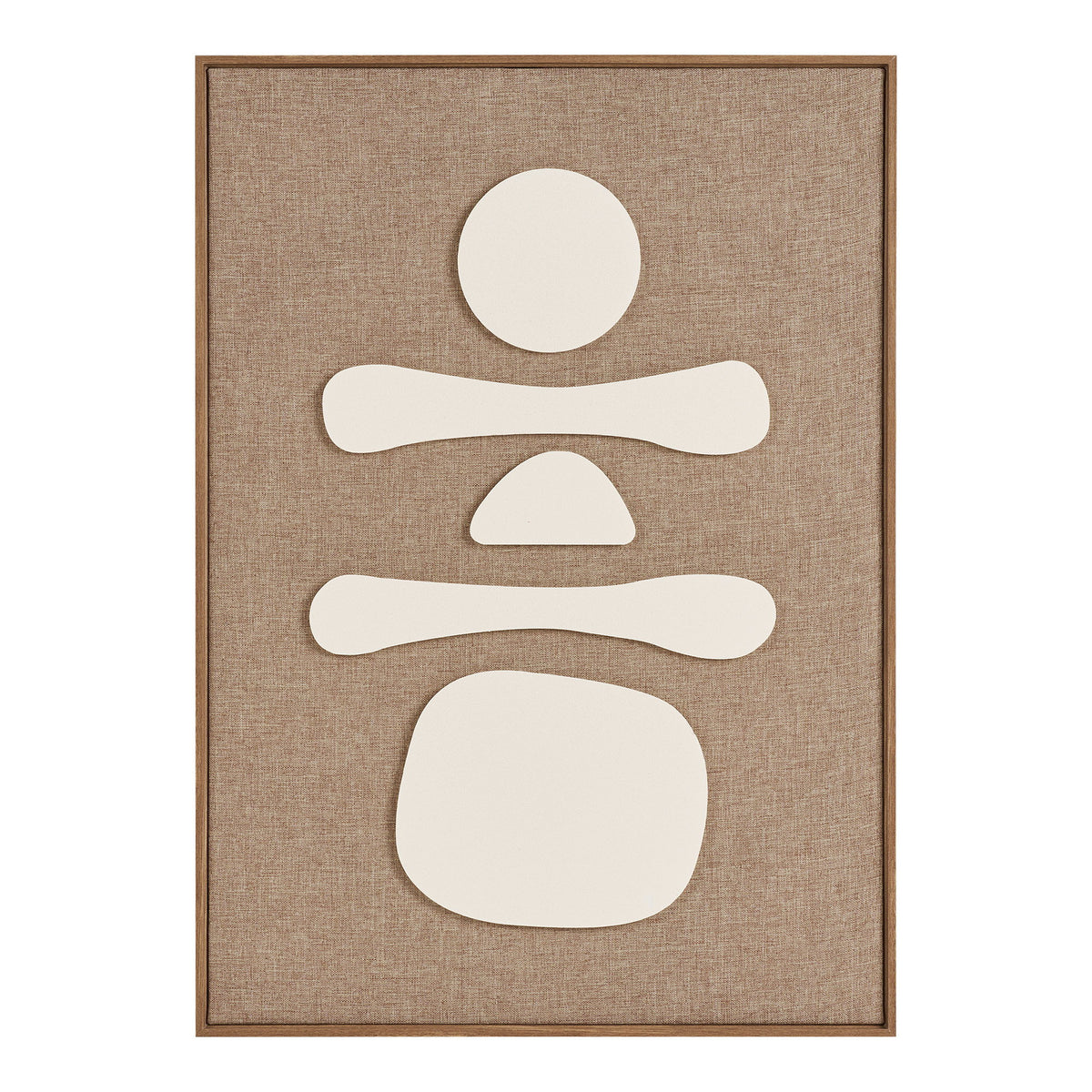 Diva Relief Wall Decoration - Brown / Beige