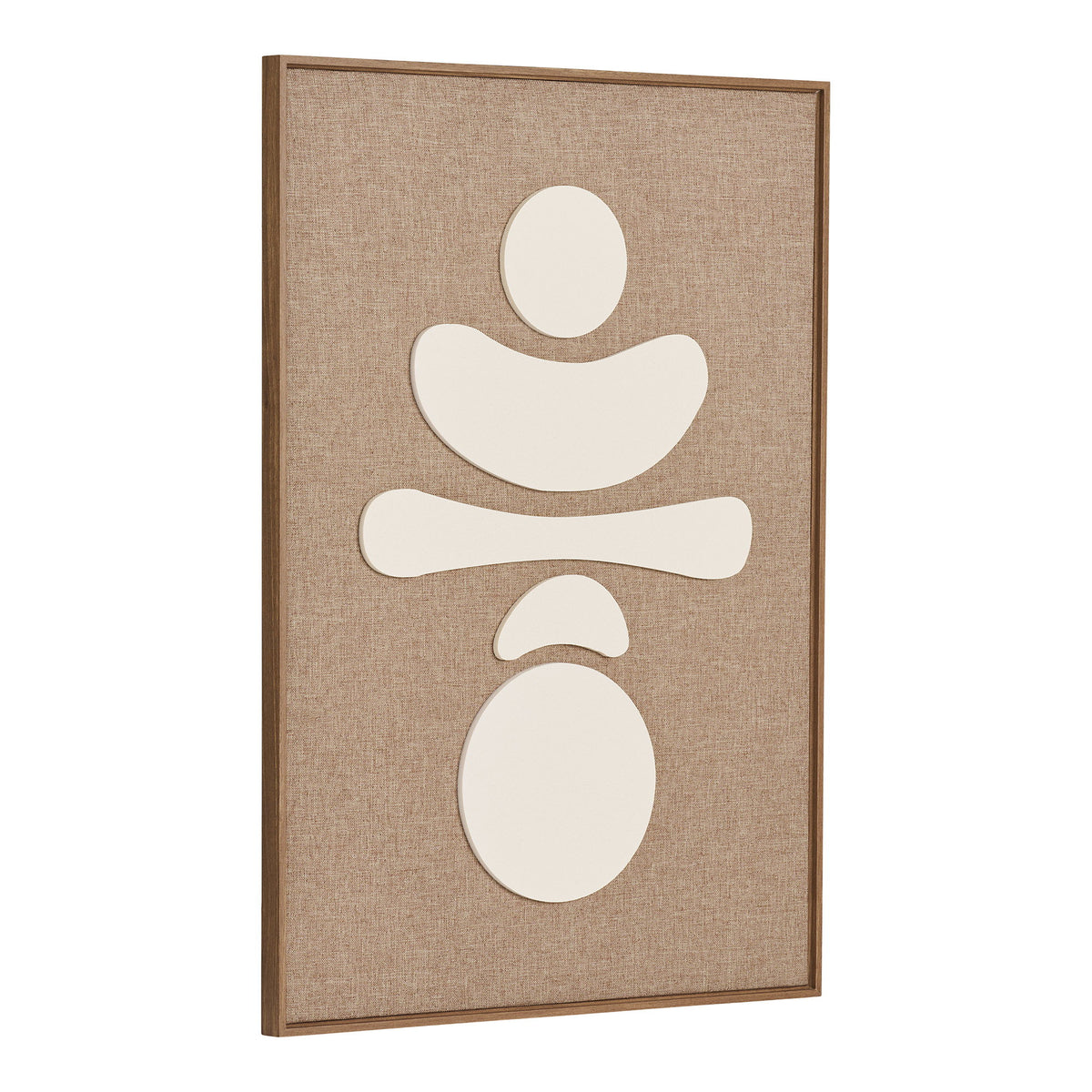 Diva Relief Wall Decoration - Brown / Beige