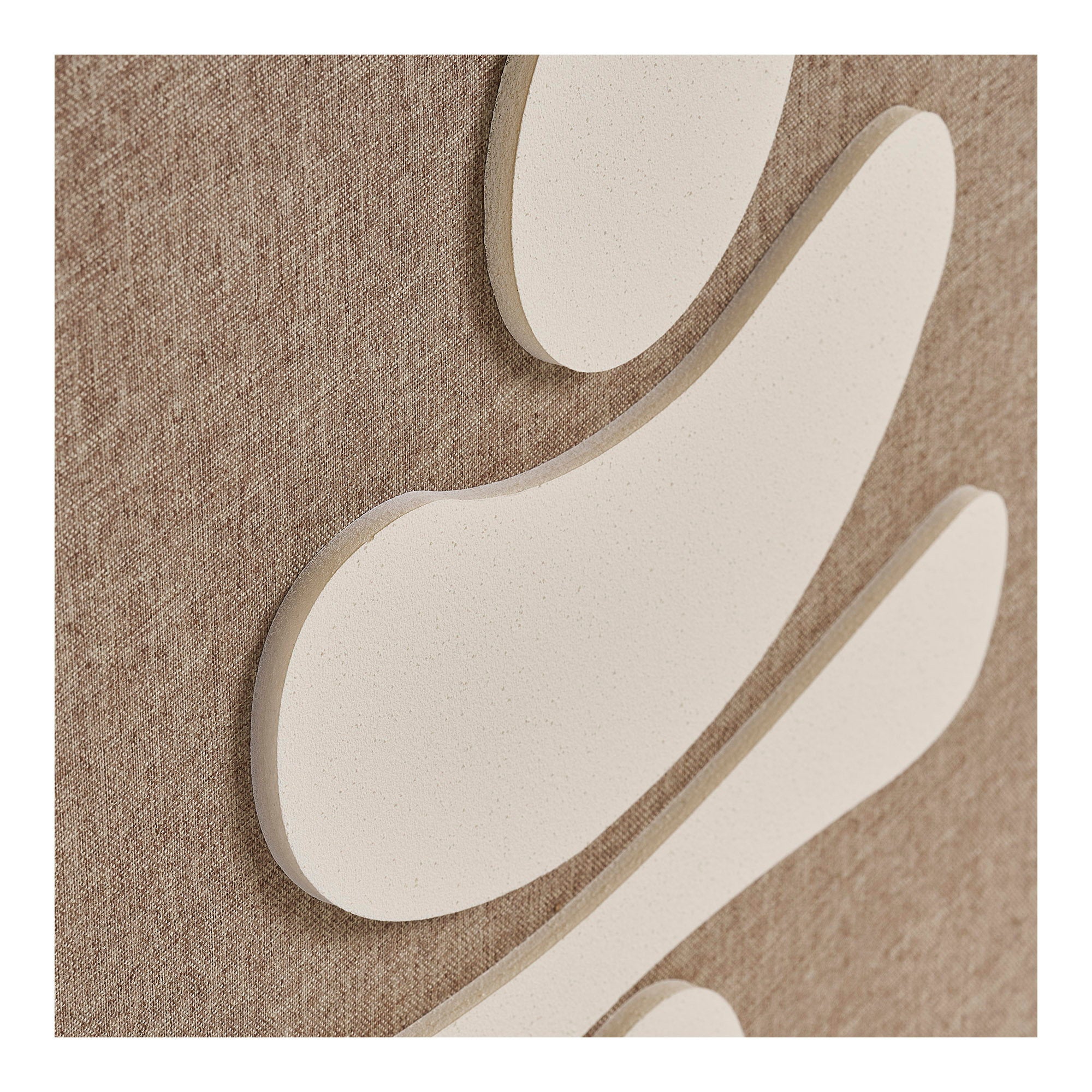 Diva Relief Wall Decoration - Brown / Beige