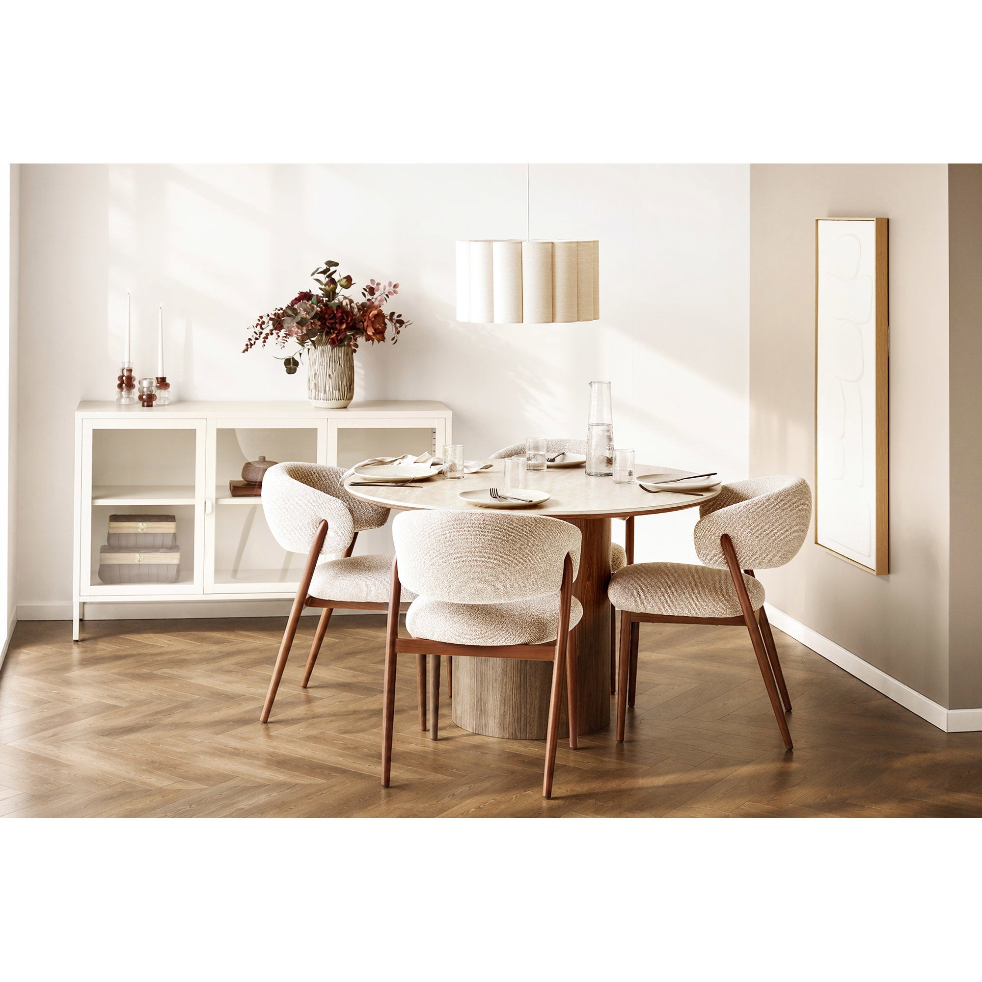 Victoria Relief Wall Decoration - Beige