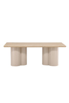 Olivia Rectangular Dining Table – Whitewash