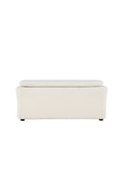 Laurel Ottoman – White
