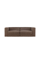 Lumi 3-Seat Sofa – Brown