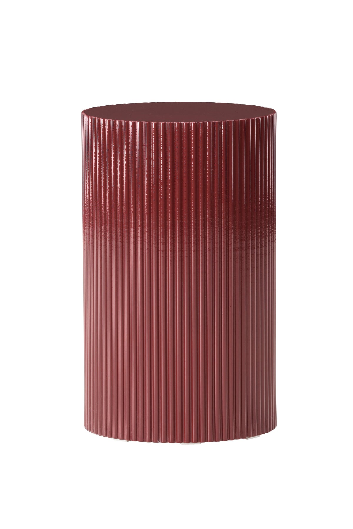 Lenox Side Table – Burgundy