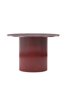 Lenox Round Dining Table – Burgundy