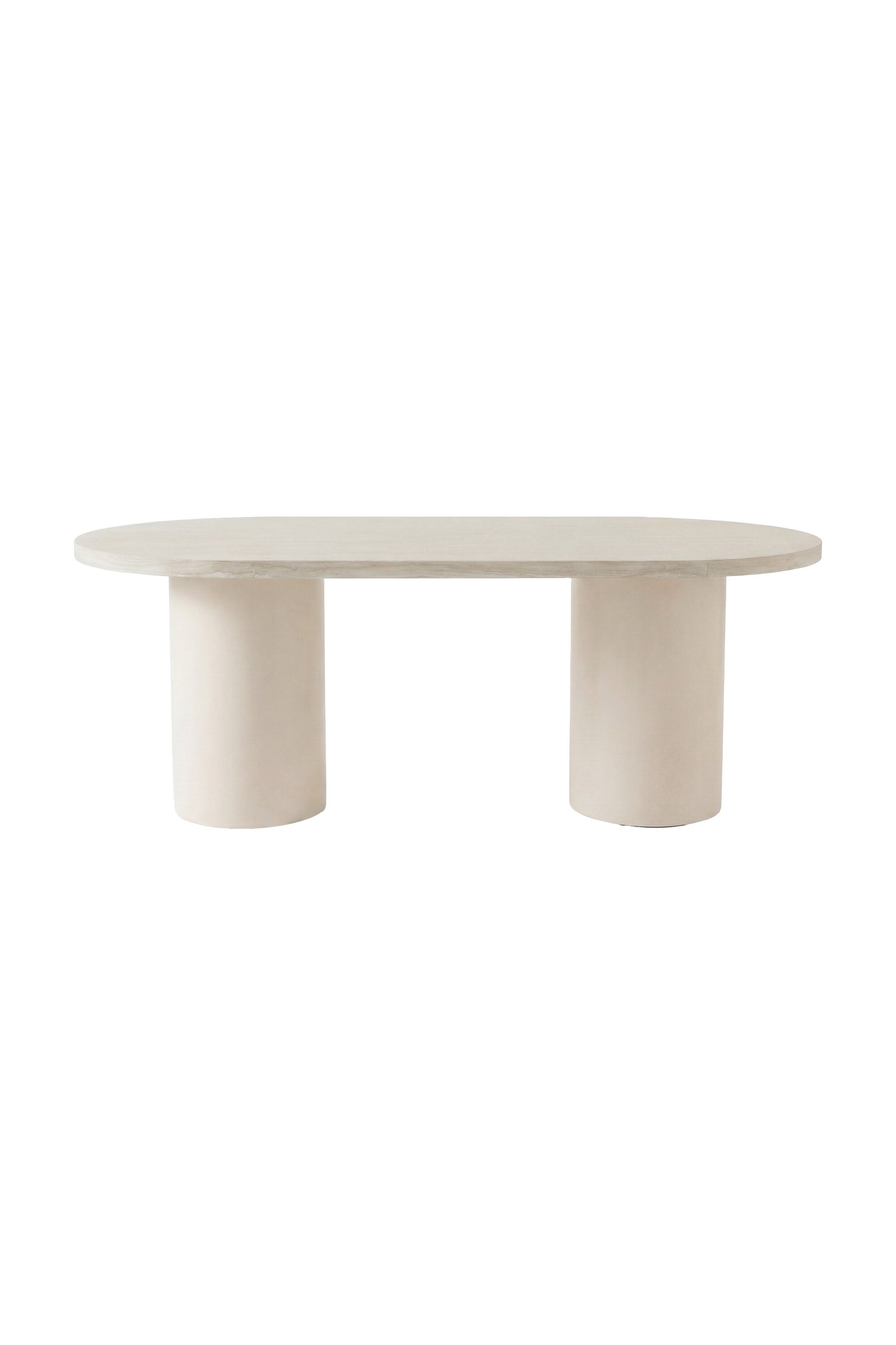 Narvik Oval Dining Table – Beige