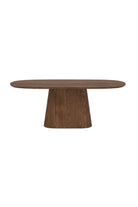 Stjärnö Oval Dining Table – Mocca