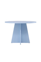 Bootcut Round Dining Table – Blue