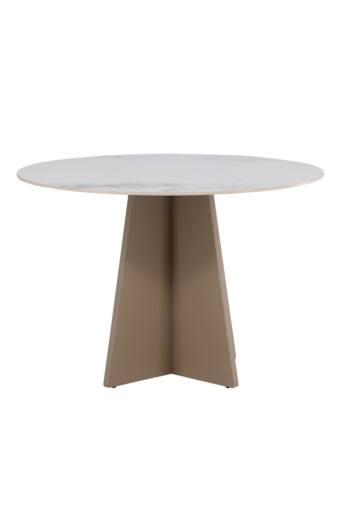 Bootcut Round Dining Table – Beige