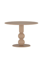 Boule Round Dining Table – Brown