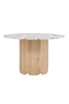 Tekla Round Dining Table – Light Grey