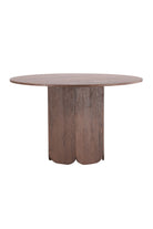Tekla Round Dining Table – Mocca