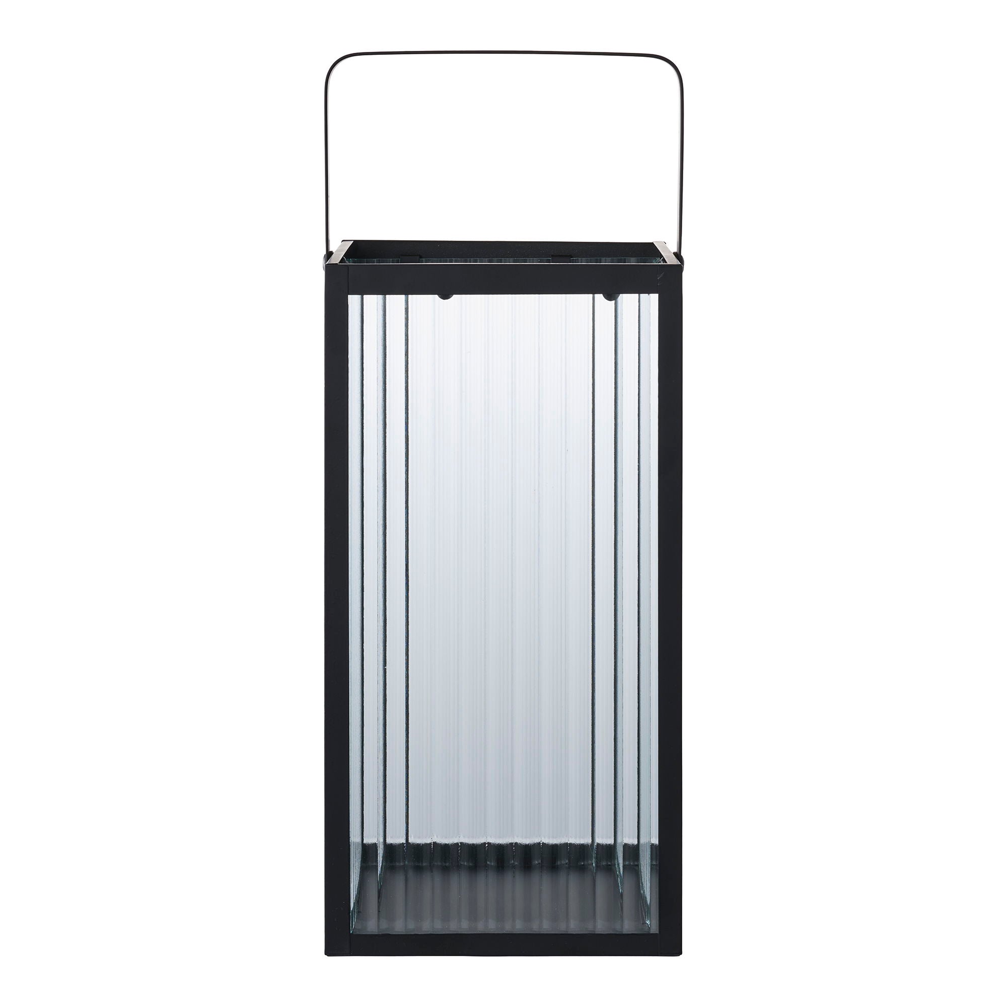 Almonte Lantern - Lantern, metal/glass, black