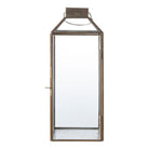 Mysore Lantern - Lantern, metal/glass, antique brass look