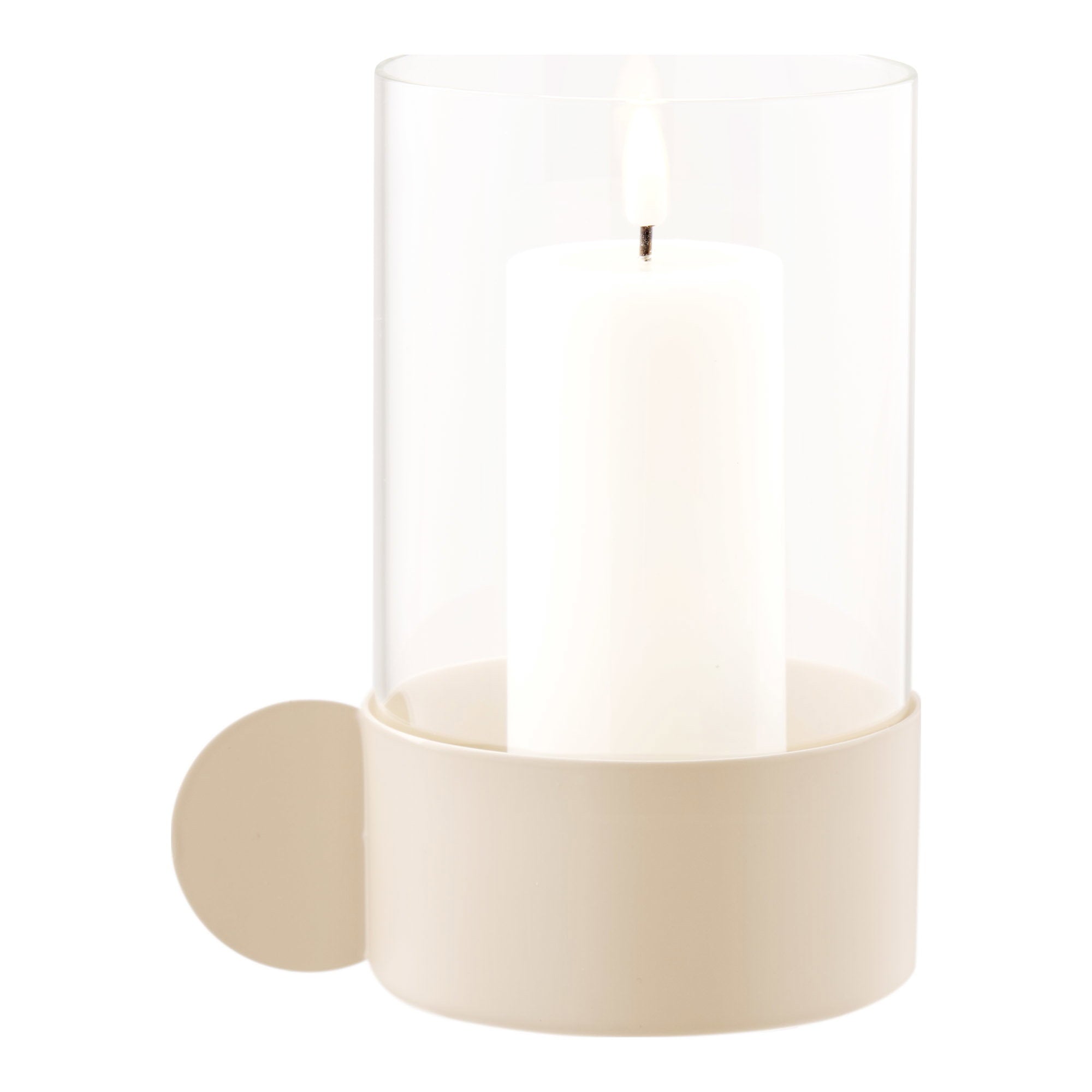 Hurricane candle holder - Beige