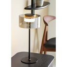 Cholet Table Lamp - Black / Clear