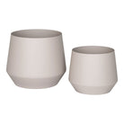 Trofa Flowerpot - Flowerpot, steel, sand, set of 2