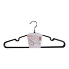 Massa Hangers - Metal hangers with black coating, set of 10