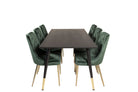 Dipp Dining Table with Velvet Deluxe Chairs