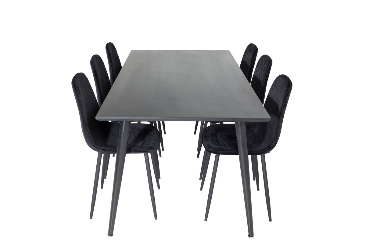 Dipp Dining Table with Polar Chairs