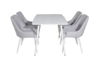 Polar Dining Table with Plaza Chairs