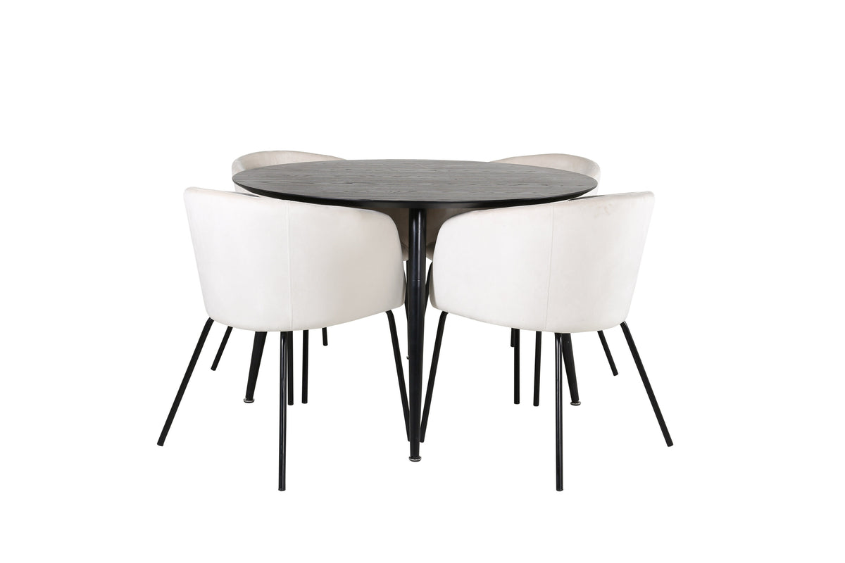 Dipp Dining Table with Berit Chairs