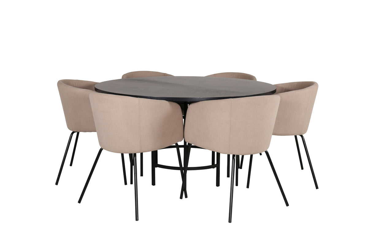 Copenhagen Dining Table with Berit Chairs