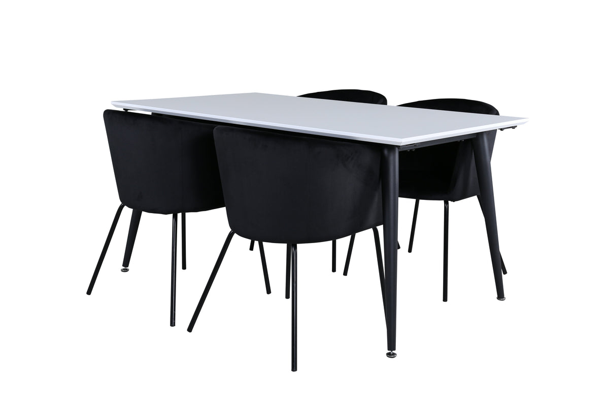 Jimmy Dining Table with Berit Chairs