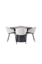 Lanzo Dining Table with Evelina Chairs