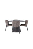 Lanzo Dining Table with Modesto Chairs