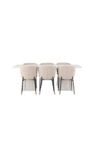 Olga Dining Table with Modesto Chairs