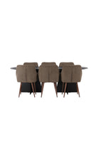 Bootcut Dining Table with Tomorrow Chairs