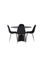 Bootcut Dining Table with Polar Chairs