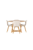 Yakidon Dining Table with Lilja Chairs