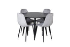 Plaza Dining Table with Polar Chairs