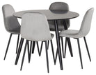 Plaza Dining Table with Polar Chairs